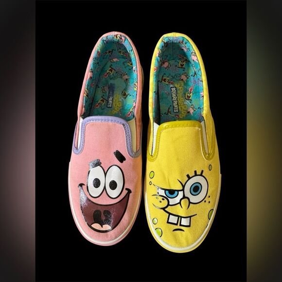 Ground Up Nickelodeon SpongeBob SquarePants Slip-Ons - Picture 2 of 4